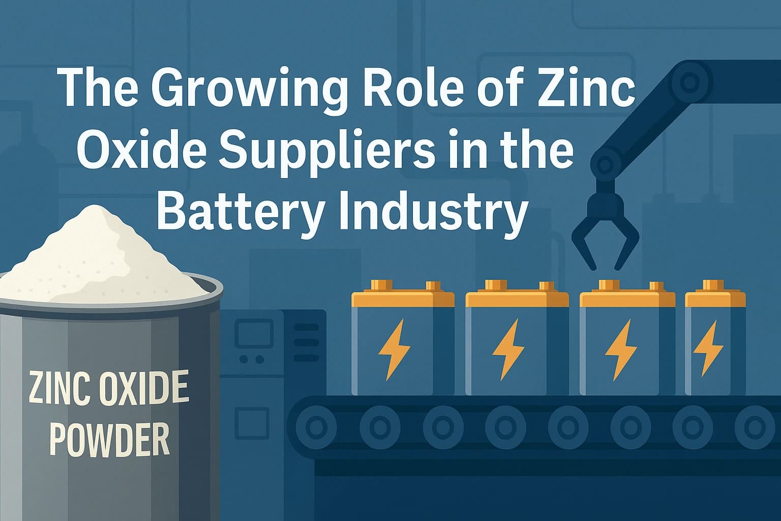 The Growing Role of Zinc Oxide Suppliers in the Battery Industry